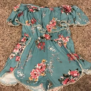 NWOT Cute Floral Romper